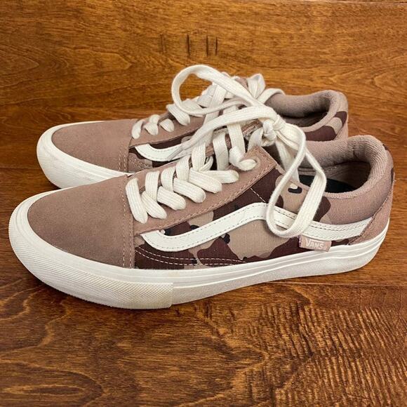 VANS Old Skool Pro Desert Camo Stucco Shoes Big Boys 5.5 - Picture 4 of 8